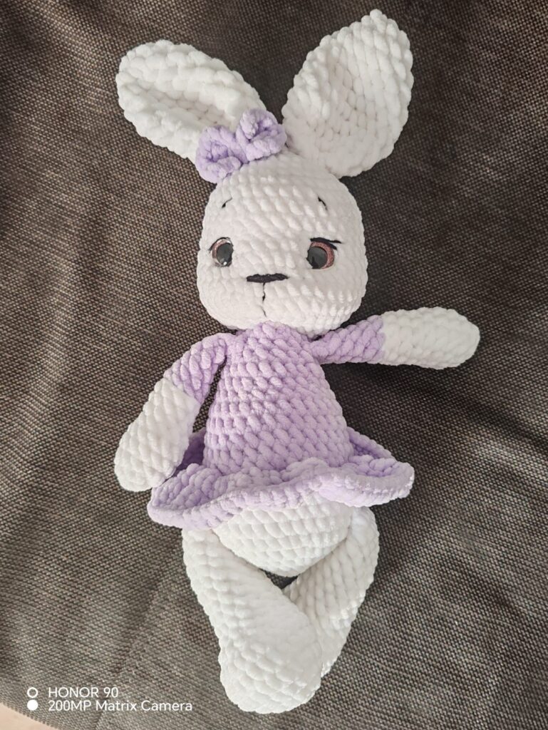 Handmade crochet bunny